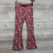 Ribbed Flare Pants Flowers 6
