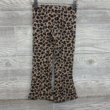 Ribbed Flare Pants Animal Print 4