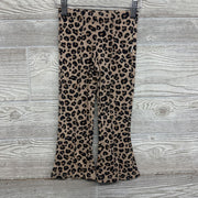 Ribbed Flare Pants Animal Print 4