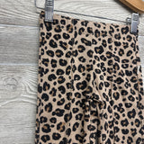 Ribbed Flare Pants Animal Print 4