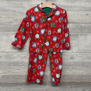 2 Pc Pj Rudolph & Santa 3t
