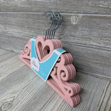 NEW 5 Pk Flocked Non Slip Tiara Hangers