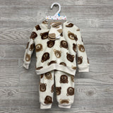 NEW 3 Pc Outfit Plush Bears & Socks 6M