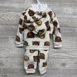 NEW 3 Pc Outfit Plush Bears & Socks 6M