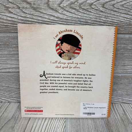 I Am Abraham Lincoln Paperback Book