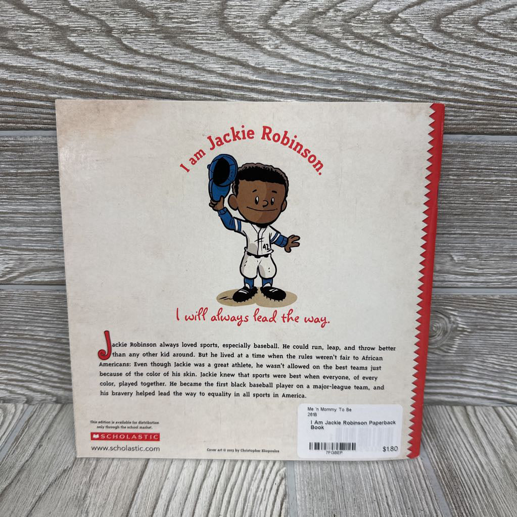 I Am Jackie Robinson Paperback Book