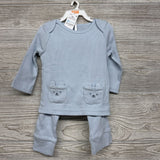 NEW Ribbed Shirt Bear Pockets & Pants 9M