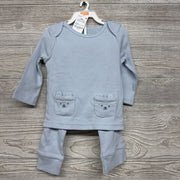 NEW Ribbed Shirt Bear Pockets & Pants 9M