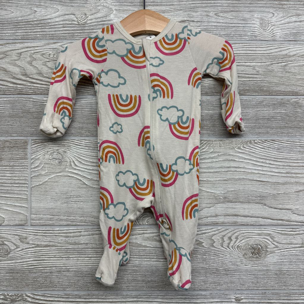 Wonder So Soft Modal Sleeper Rainbows NB