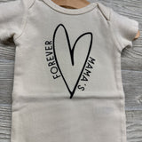Organic Bodysuit Forever Mama's Heart 3-6M