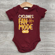 Bodysuit Cyclone Fan Mode On Iowa State 3-6M