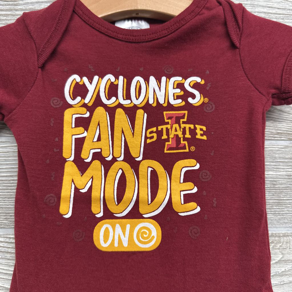 Bodysuit Cyclone Fan Mode On Iowa State 3-6M