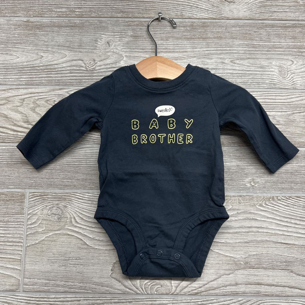 LS Bodysuit Sweetest Baby Brother 3M