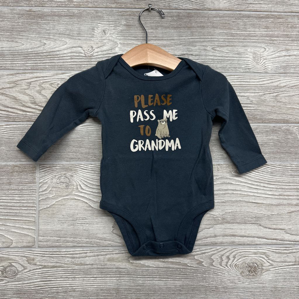 LS Bodysuit Please Pass Me To Grandma 6M
