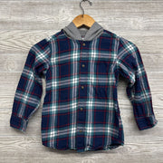 Plaid Button Up Shirt W/ Hood 7
