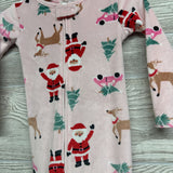 Plush Sleeper Santa & Reindeer 18M