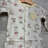 Button Up Coverall Winnie The Pooh 0-3M
