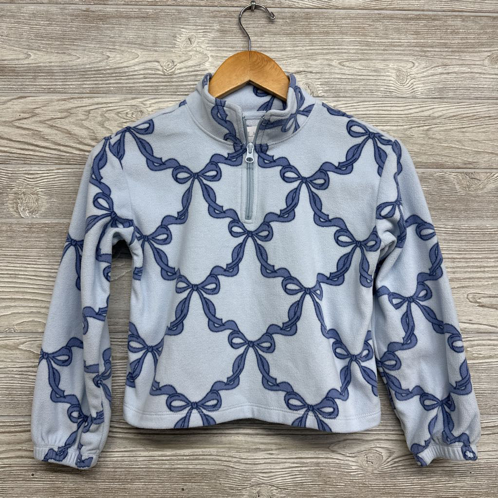 1/4 Zip Fleece Pullover Bows 7-8