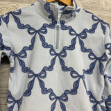 1/4 Zip Fleece Pullover Bows 7-8