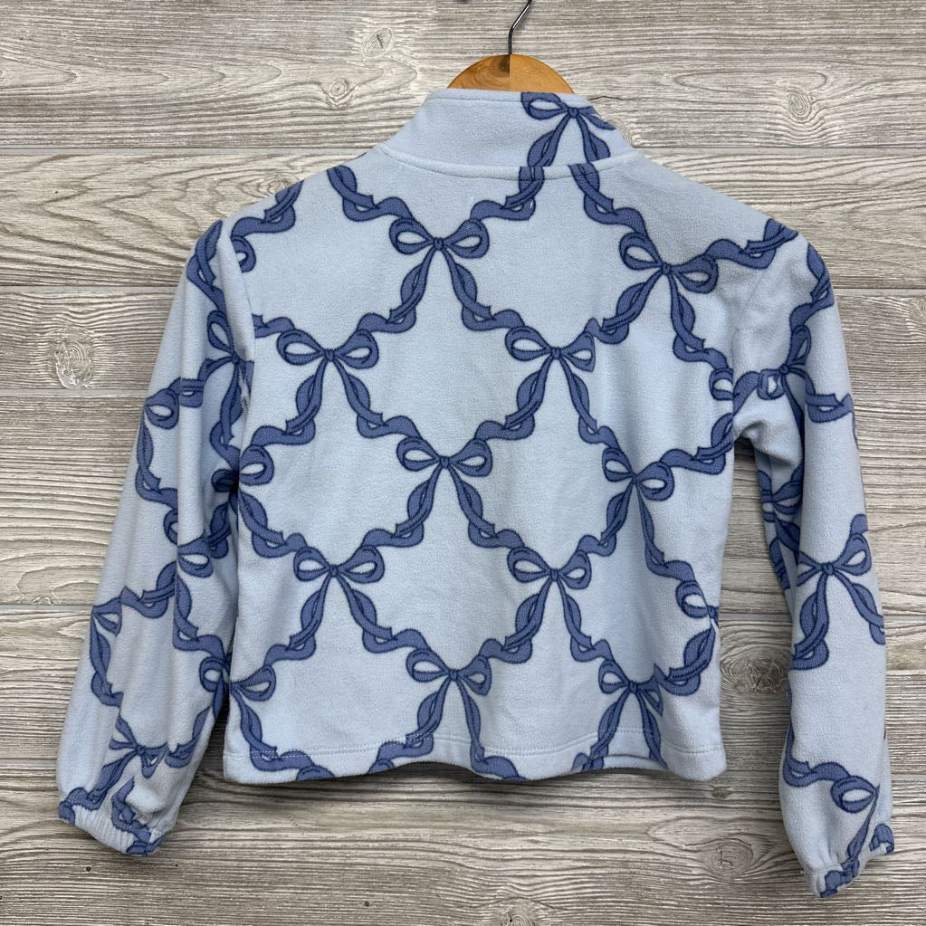 1/4 Zip Fleece Pullover Bows 7-8