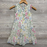 Smocked Sheer Dress Flowers 8