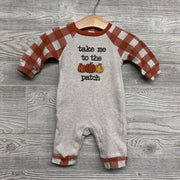 Waffle Knit Outfit Take Me To The Pumpkin Patch 0-3M