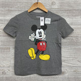 NEW Shirt Mickey Mouse W/ Flowers 6-7