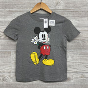 NEW Shirt Mickey Mouse W/ Flowers 6-7