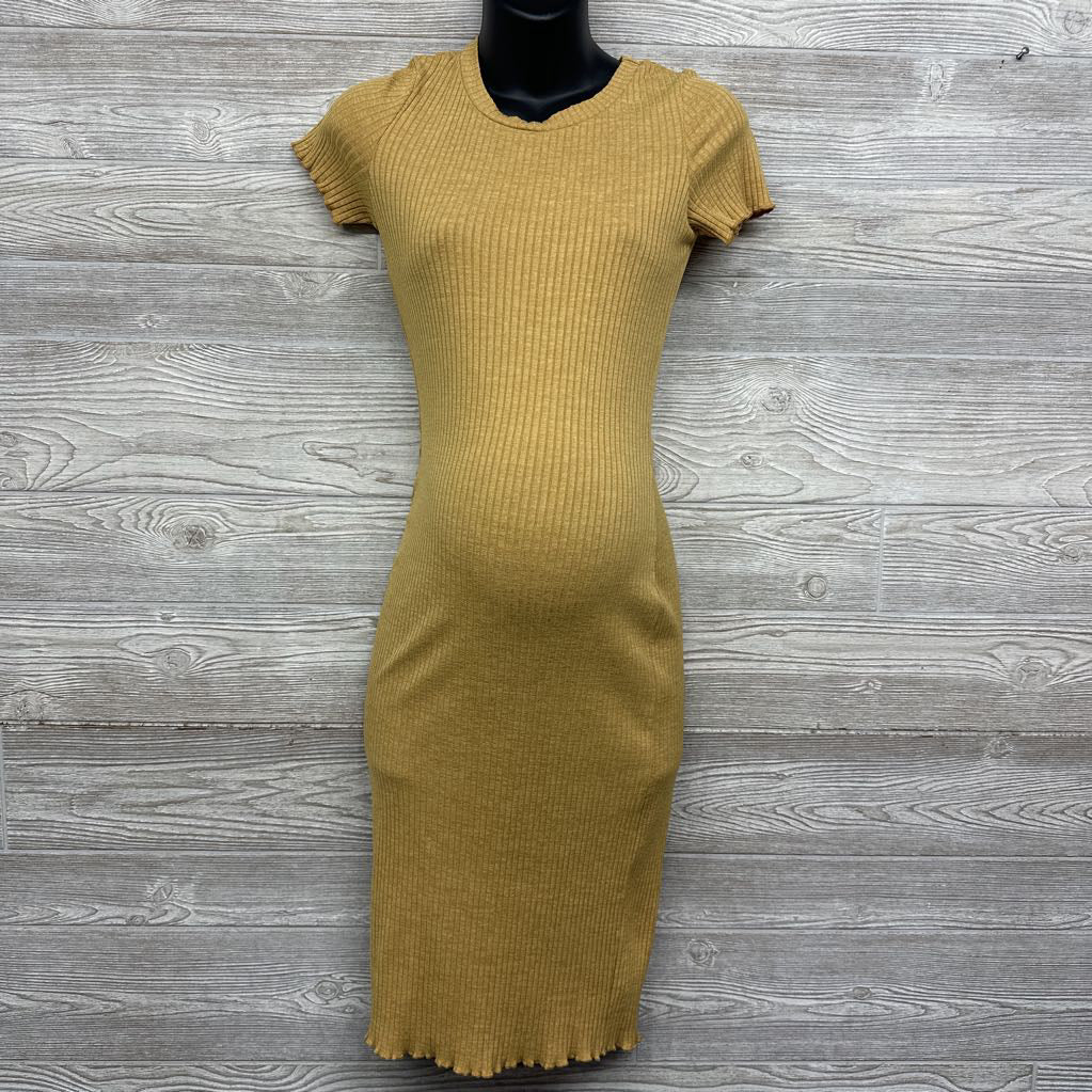 Ribbed Bodycon Dress Small