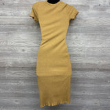 Ribbed Bodycon Dress Small