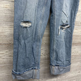 Cropped Vintage Straight Side Panel Jeans 2/XS