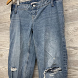 Cropped Vintage Straight Side Panel Jeans 2/XS