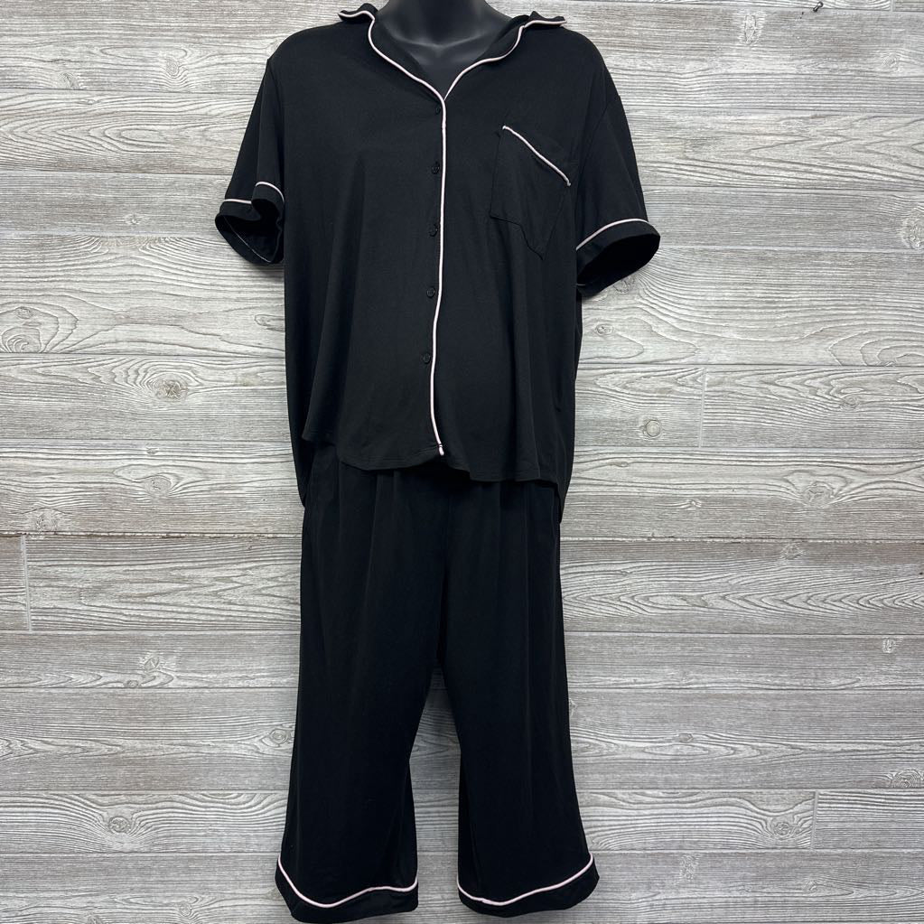 2 Pc Pj Button Up XL
