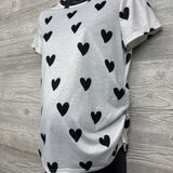 Ruched Shirt Hearts Large