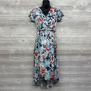 Nursing Friendly Dress Flowers Medium