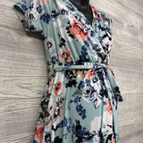 Nursing Friendly Dress Flowers Medium