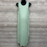 NEW Ribbed Tank Dress Side Slit XL