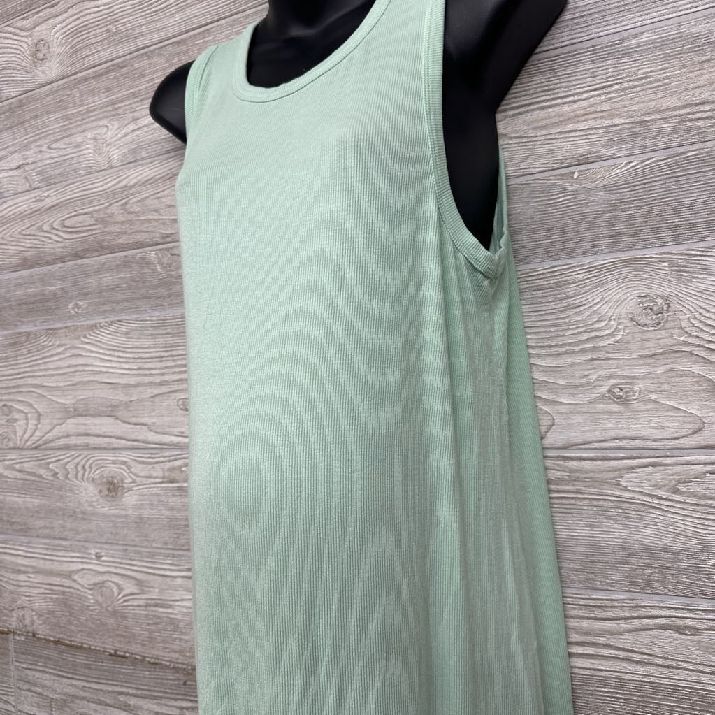 NEW Ribbed Tank Dress Side Slit XL