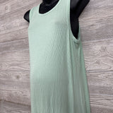 NEW Ribbed Tank Dress Side Slit XL