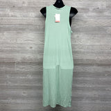 NEW Ribbed Tank Dress Side Slit XL