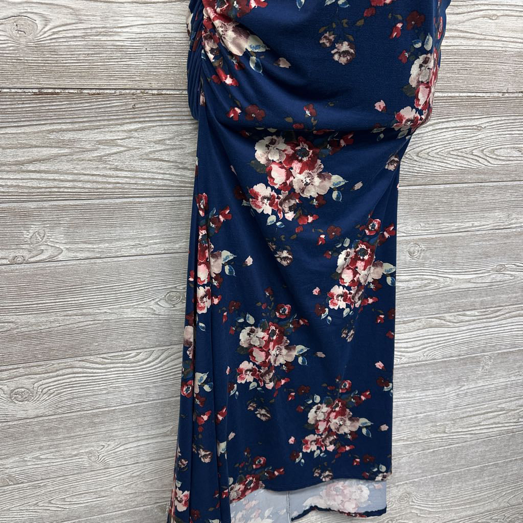 Nursing Friendly Maxi Dress Flowers Medium