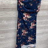 Nursing Friendly Maxi Dress Flowers Medium