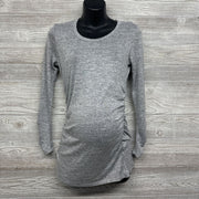 LS Ruched Hacci Shirt Heathered Small