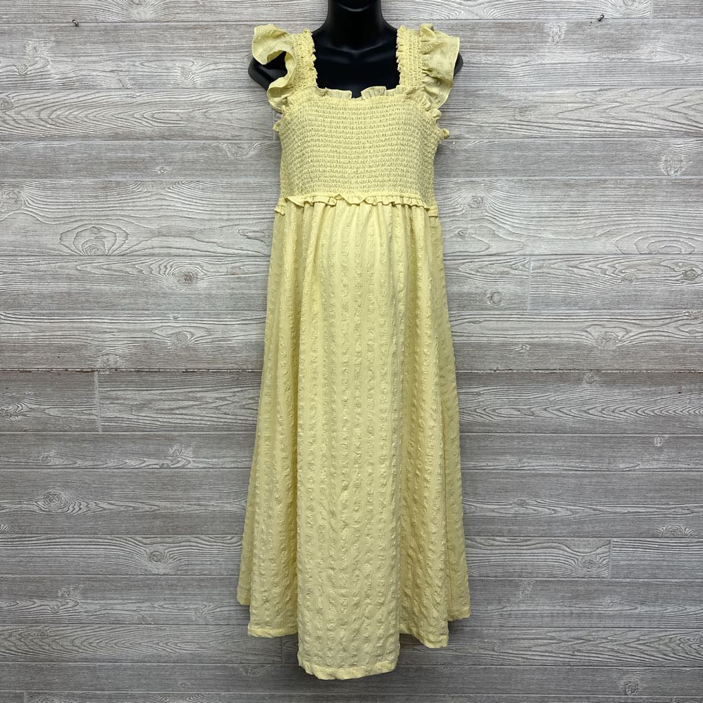 Smocked Tank Textured Dress Large