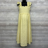 Smocked Tank Textured Dress Large