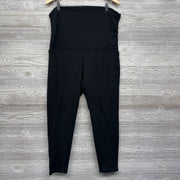 Fleece Lined Rollover Leggings W/ Side Pockets XXL
