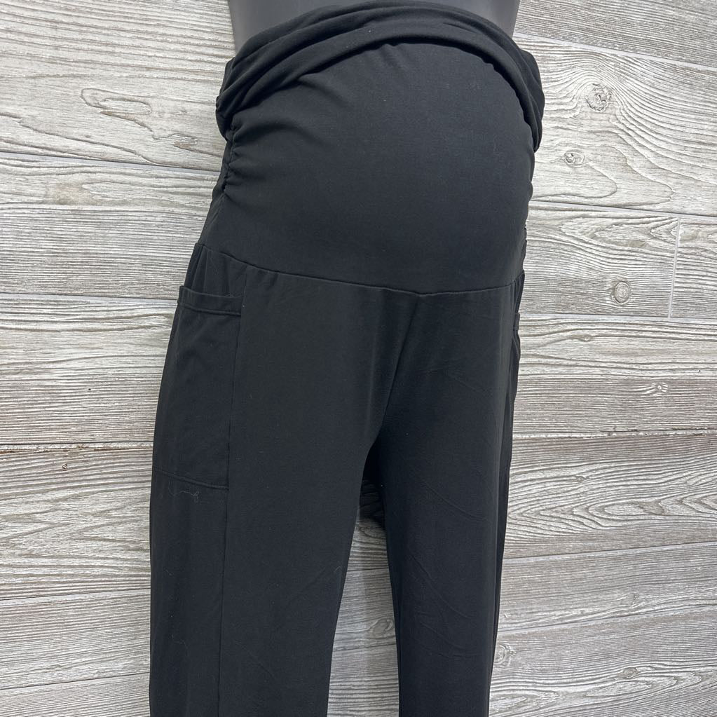Fold Over Wide Leg Pants Large