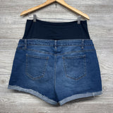 Full Panel Denim Shorts Cuffed XXL/20