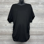 LS Ribbed Ruched Shirt 2XL