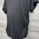 LS Ribbed Ruched Shirt 2XL